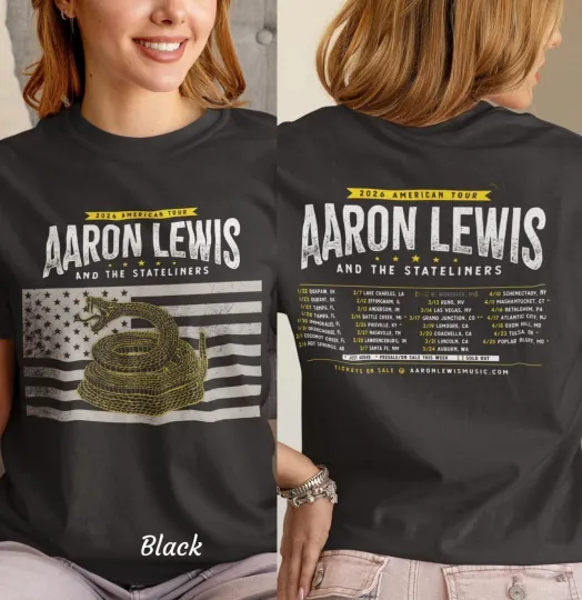 Discover Aaron Lewis 2026 Tour Unisex T-shirt