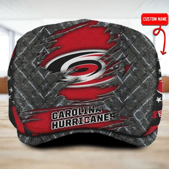 Discover Caro*lina Team Hurri*canes Jeff Cap Driving Cap Golf Cap Newsboy Cap Flat Cap