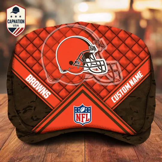 Discover Cleveland Team Browns Jeff Cap football Jeff Cap football Driving Cap football Golf Cap M2