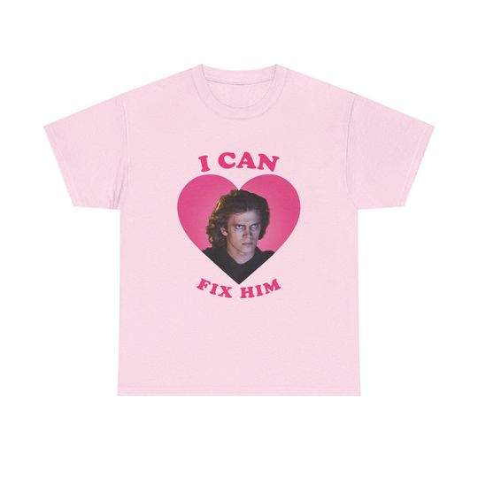 Anakin Skywalker Pink Heart T-Shirt for Men Women