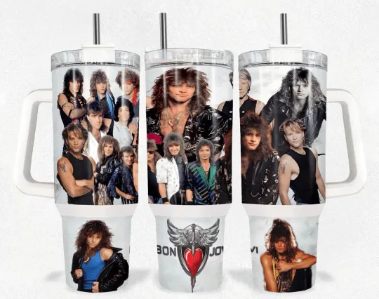 Discover Bon Jovi 40oz Tumbler, Gift For Fans