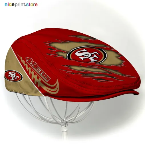 San Francisco Team 49ers Jeff Cap football Jeff Cap football Driving Cap, football Golf Cap