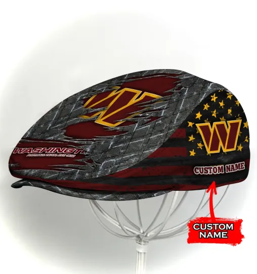 Discover Washington Team Redskin*s Jeff Cap football Jeff Cap football Driving Cap football Golf Cap