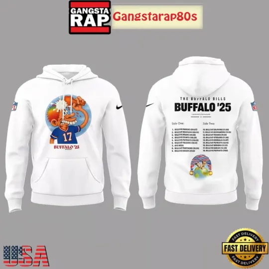 Discover Buffalo Deadmafia Schedule 2025–2026 3D All Over Print Unisex Hoodie