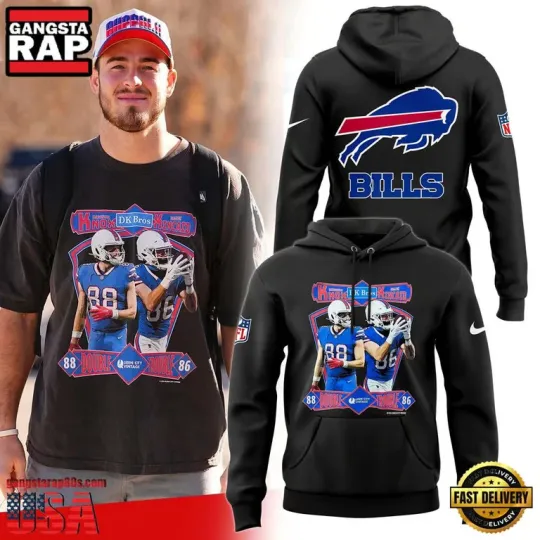 Discover Buffalo Double Tight End Inspired New Design 3D Unisex Hoodie