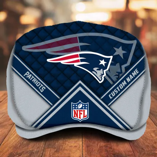 Discover New England Team Patriots Custom Jeff Cap –Personalized Name football Fan Gift Cap