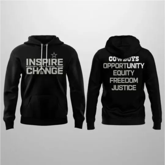 Discover Cowboys 2025 Inspire Change Hoodie 3D Gift For Valentine