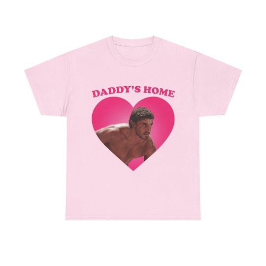 Daddy's Home Paul Mescal Lucius Gladiator II Pink Heart T-Shirt