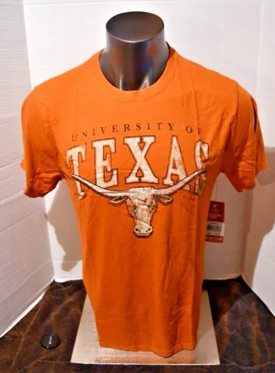 Discover Longhorns Orange University of Texas T Shirt New with Tag Multi Adult Sizes S-XL