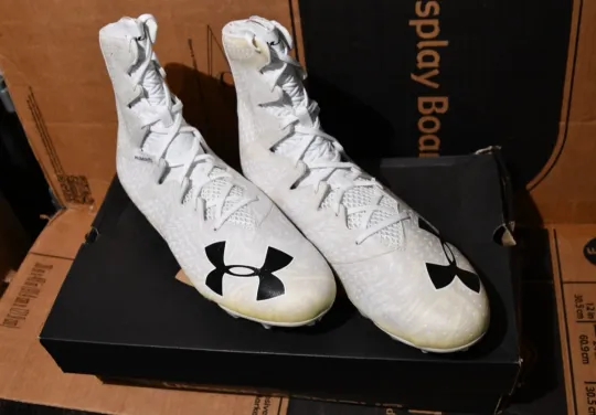Discover NIB-Under Armour Men's UA Highlight 3021382 White Blanc Football Cleats- Size 15