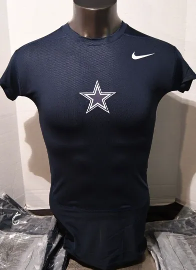 Discover NIKE-PRO COMBAT Dri-Fit Dallas Cowboys Star Compression Shirt L- 3XL Cap Sleeve
