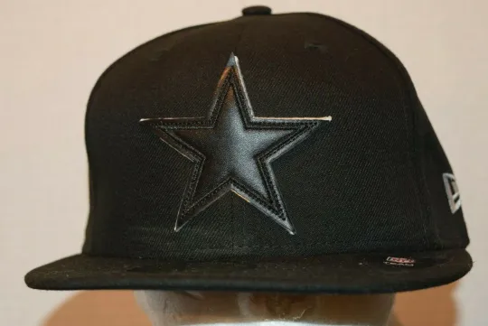 Discover Dallas Cowboys New Era 59FIFTY Black Baseball Star Hat Cap Multi Sizes