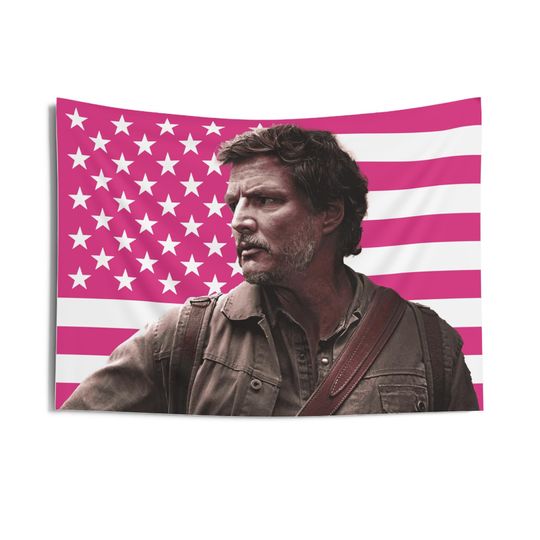 Discover Pedro Pascal as Joel Miller Wall Tapestry for Home & Living