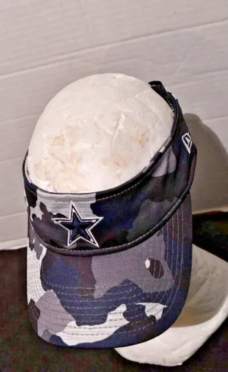 Discover Dallas Cowboys football Camouflage New ERA   Men's Adjustable Visor New without Tags