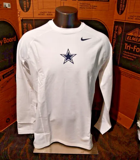 Discover Dallas-Cowboys Nike On Field-Compression Shirt Long Men's white L-4xl New