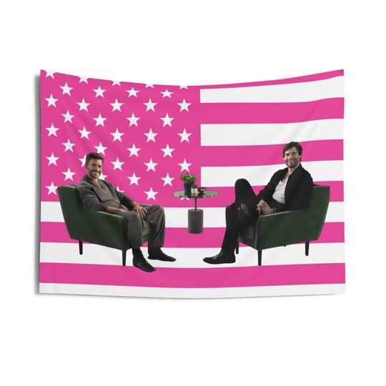 Discover Jonathan Bailey and David Corenswet Indoor Wall Tapestries