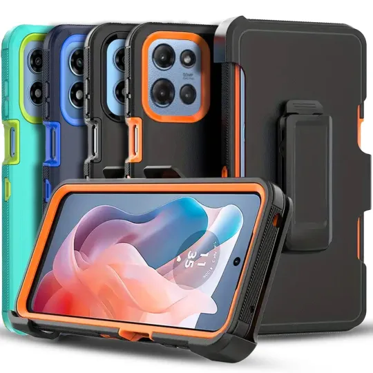 Discover For Moto G 2025 Case Phone Cover Heavy Duty Fit Otterbox+ Glass Screen Protector