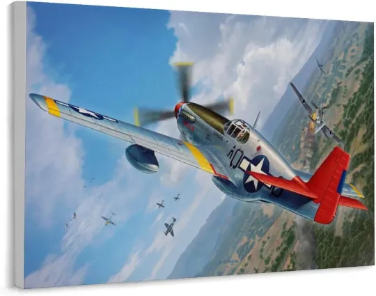 Discover WWII Airmen Tuskegee Canvas Art Poster Wall Poster Art Canvas Printing