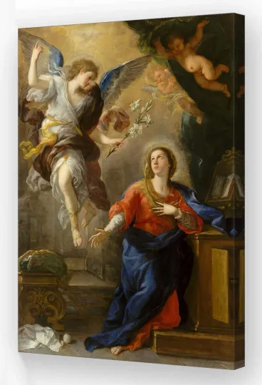 Discover Annunciation Painting Poster Framed Wall Art Famous Artwork Prints Canvas