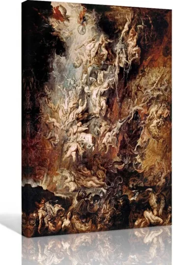 Discover Peter Paul Rubens The Fall of The Damned Poster Prints Painting Canvas Set