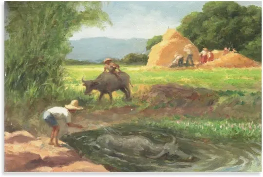 Discover FRD Amorsolo Mark Art Posters Print Photo Art Painting Canvas Poster