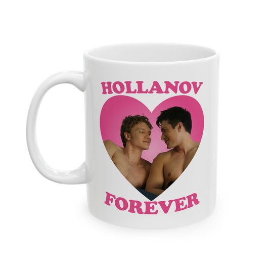 Discover Hollanov Forever Pink Heart Ceramic Mug