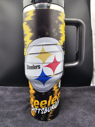Discover Football Steelerss Tumbler  40 Oz  With Straw, Gift For Fans
