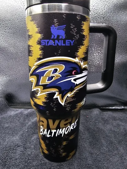 Discover Football Ravensss Tumbler 40oz with Straw, Gift For Fans