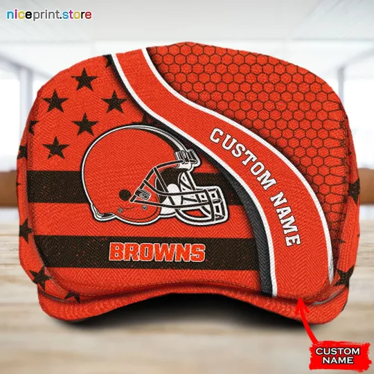 Discover Cleveland Team Browns Jeff Cap football Jeff Cap Driving Cap Golf Cap For Men M28