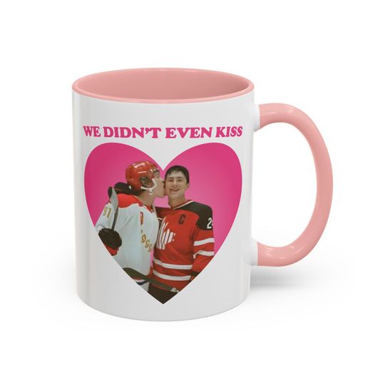 Discover Hollanov We Didn't Even Kiss Accent Coffee Mug