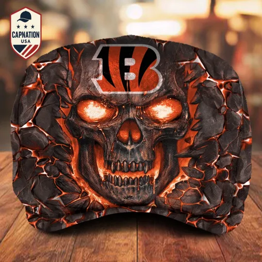 Discover Cincinnati Team Bengals Jeff Cap football Jeff Cap football Driving Cap football Golf Cap M7