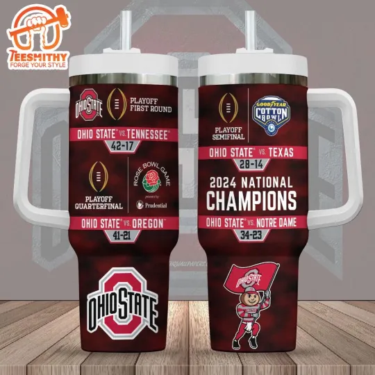 Discover Ohio State Buckeye Football 40oz Tumbler New Trend