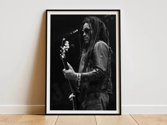 Discover Lenny Kravitz 2026 European Tour Poster Rock Singer Photo Wall Decor, No Frame