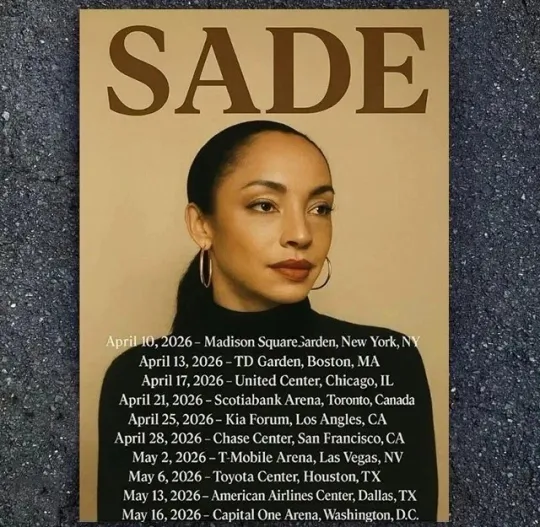 Discover HOT! SADE North America Tour 2026 Poster