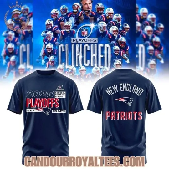 Discover NewEngland Patriot 2025 Playoffs Ready Shirt Unisex S-5XL