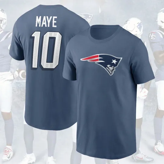 Discover Rivalries Collection 10 1Drake 1Maye NewEngland Patriot Shirt S-5XL