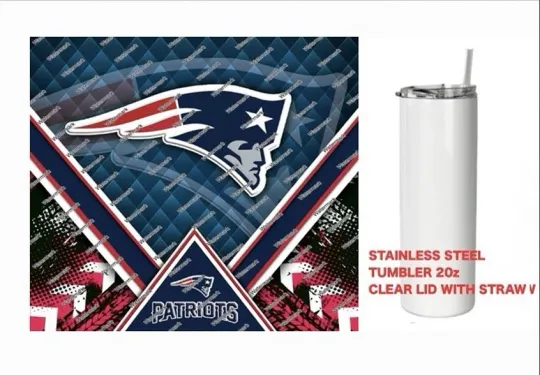 Discover PATRIOTS    -  Tumbler 20 oz Stainless Steel