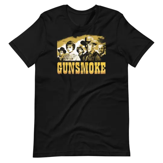Discover Gunsmoke TV Show Fan Art Graphic T-Shirt Unisex Short Sleeve