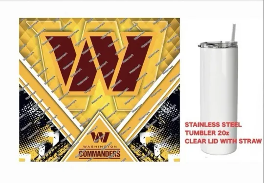 Discover COMMANDERS -  Tumbler 20 oz Stainless Steel