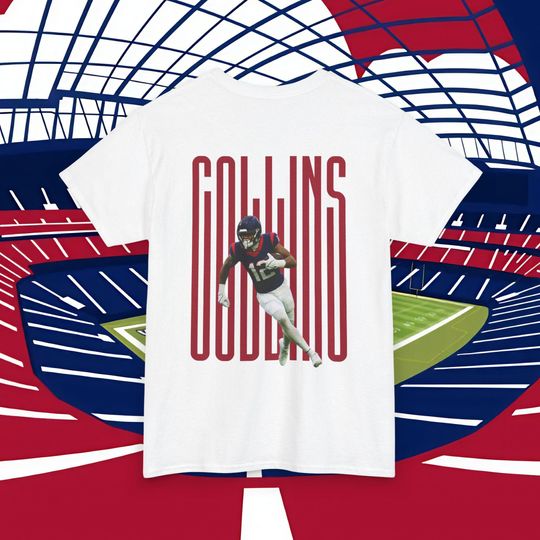 Discover Nico Collins Shirt: Houston Football Graphic Tee