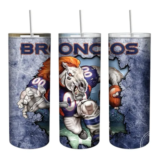 BRONCOS  -  Tumbler 20 oz Stainless Steel