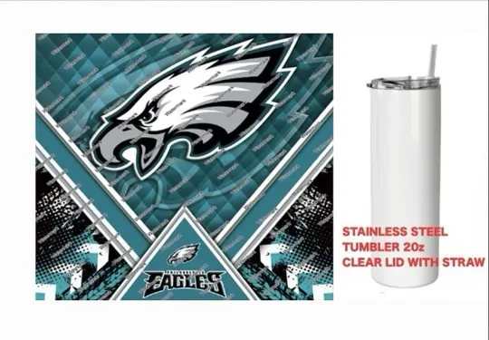 Discover EAGLES     -  Tumbler 20 oz Stainless Steel