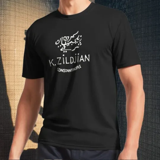 Discover K. Zildjian Constantinople, White Logo Men's T-Shirt Funny Size S to 5XL