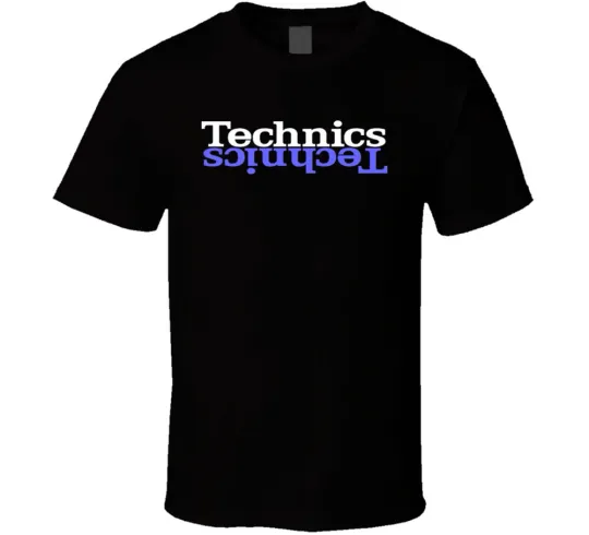 Discover Technics Logo DJ T Shirt