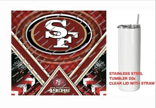 Discover 49ERS  -  Tumbler 20 oz Stainless Steel