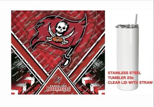 BUCCANEERS  -  Tumbler 20 oz Stainless Steel