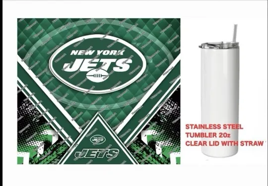 Discover JETS      -  Tumbler 20 oz Stainless Steel