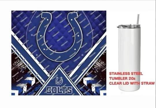 Discover COLTS  -  Tumbler 20 oz Stainless Steel