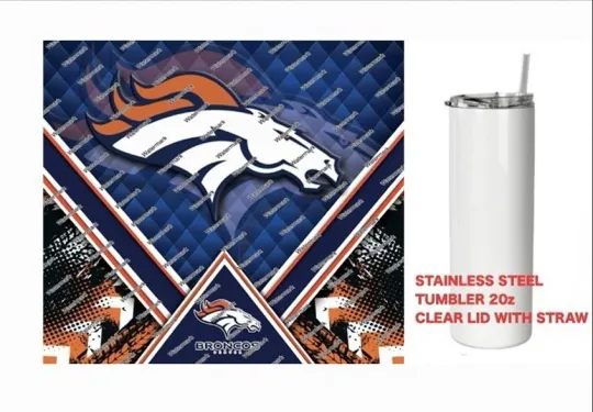 Discover BRONCOS  -  Tumbler 20 oz Stainless Steel