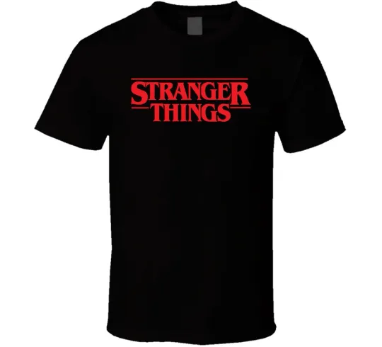 Discover Stranger Things Netflix Show Black T-Shirt